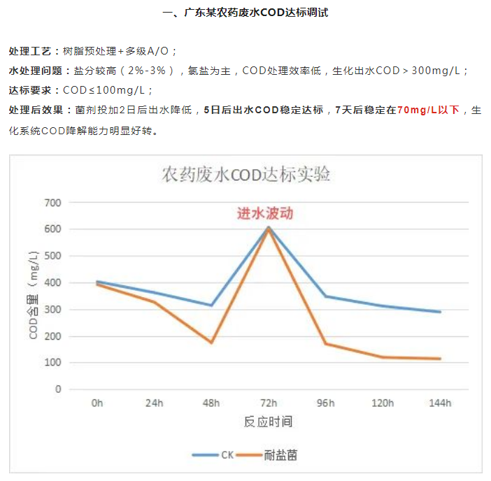 廣東某農(nóng)藥 廢水COD達標(biāo)調(diào)試案例